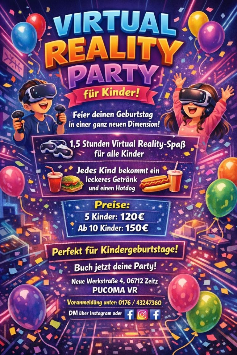 VR-Party für Kinder